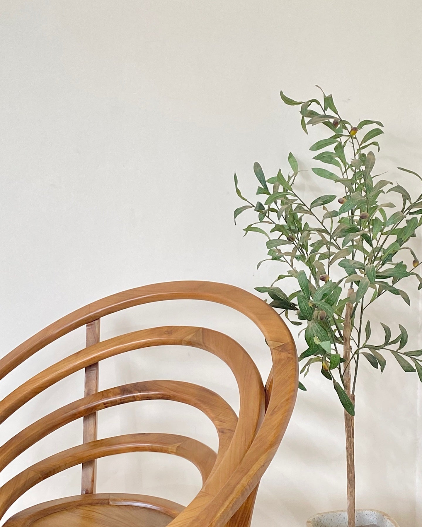 Classic Wooden Minimal Chair with Clean Lines