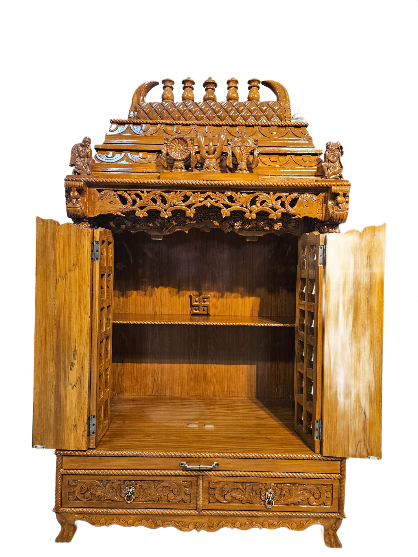 Premium Solid Wood Temple for Meditation & Prayer