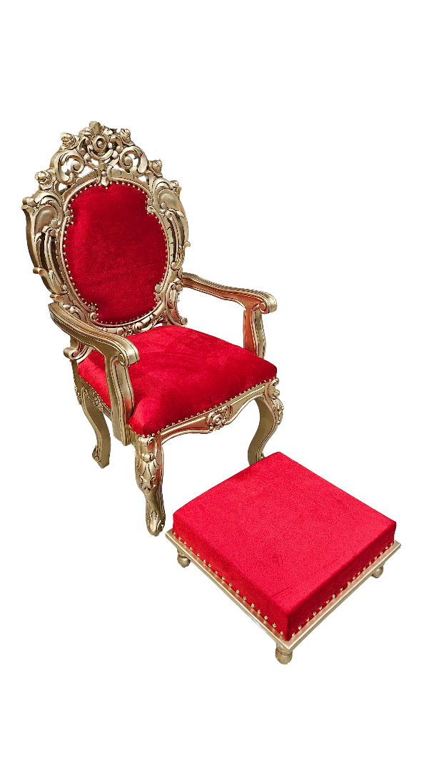 Designer Wooden Guruji Chair Set for Home Temple & Religious Ceremonies