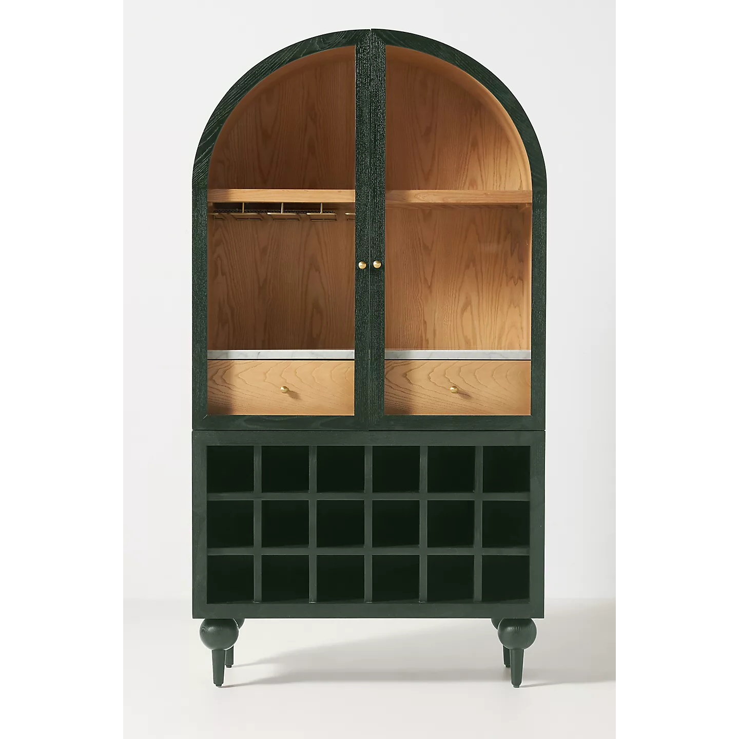 Luxury Wooden Storage Cabinet with Handcrafted Finish