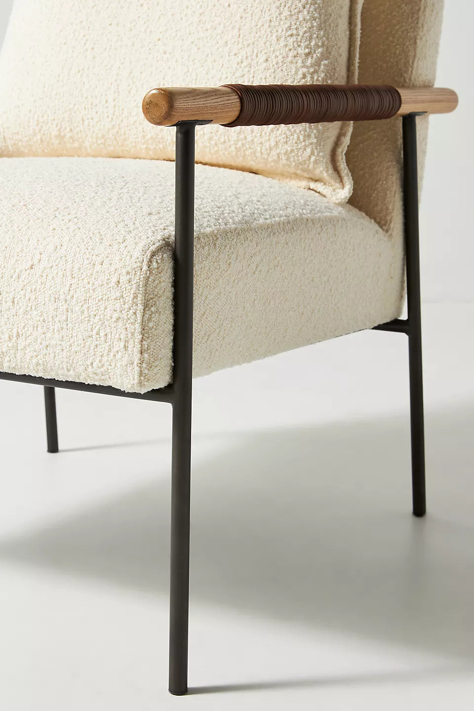 Elegant Minimalist Dining Chair with Solid Wood Frame