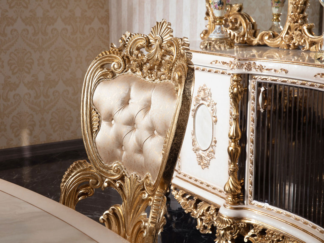 Designer Wooden Dining Table Set for Modern Royal Homes