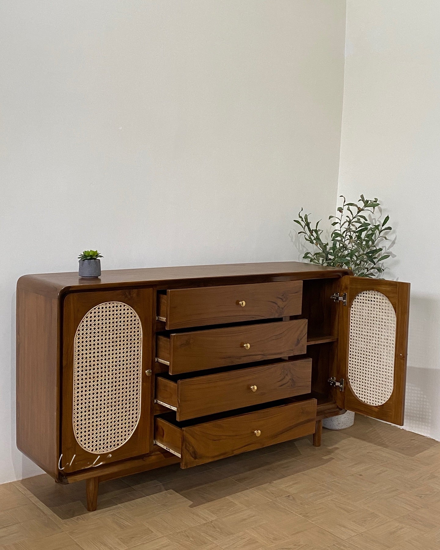 Premium Solid Wood TV cabinet for Home Décor