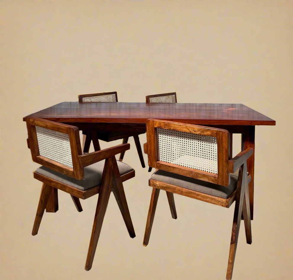 Space-Saving Dining Table Set Ideal for Apartments & Homes