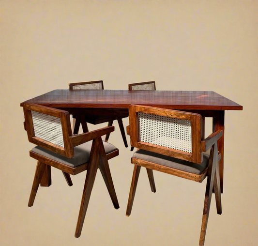 Space-Saving Dining Table Set Ideal for Apartments & Homes