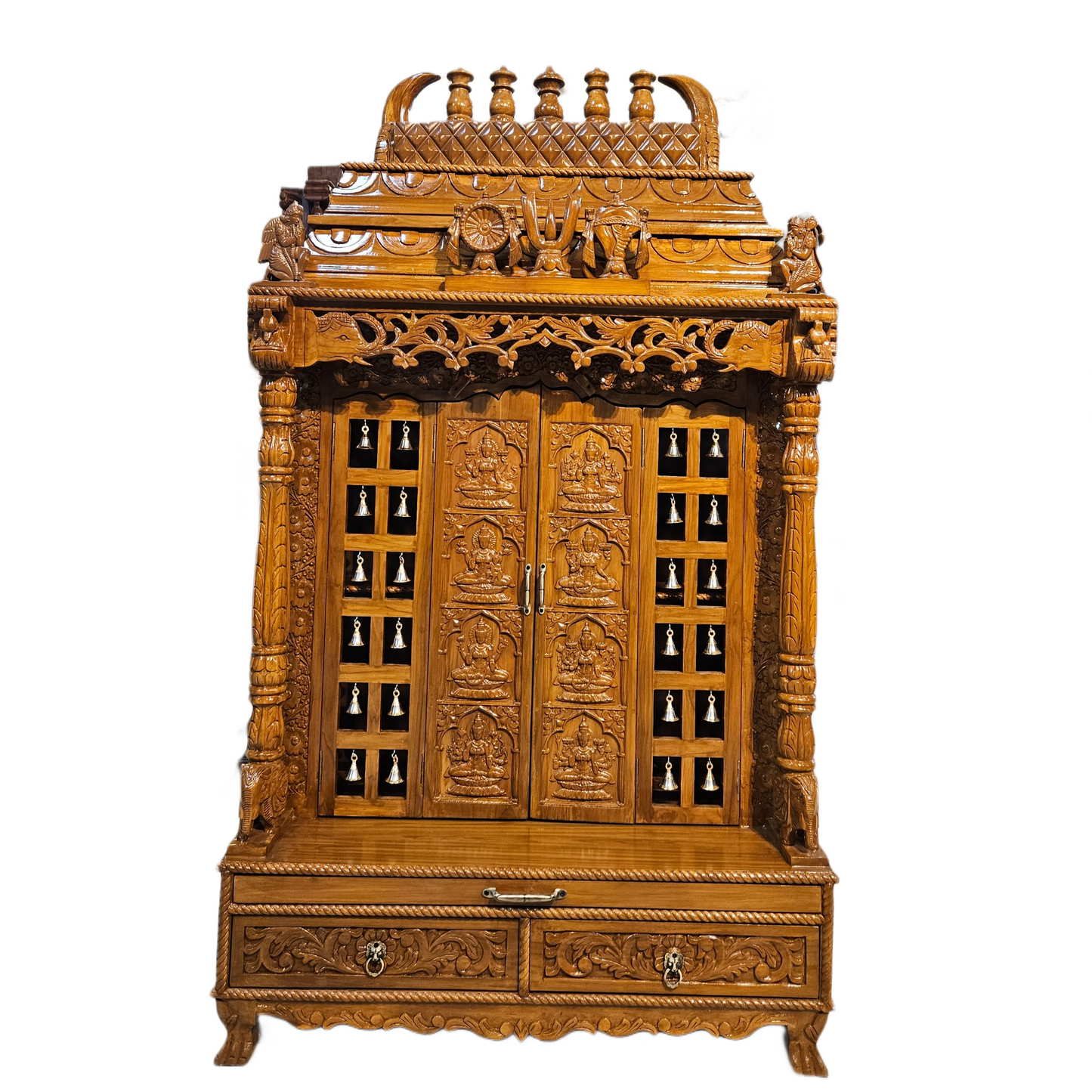 Premium Solid Wood Temple for Meditation & Prayer
