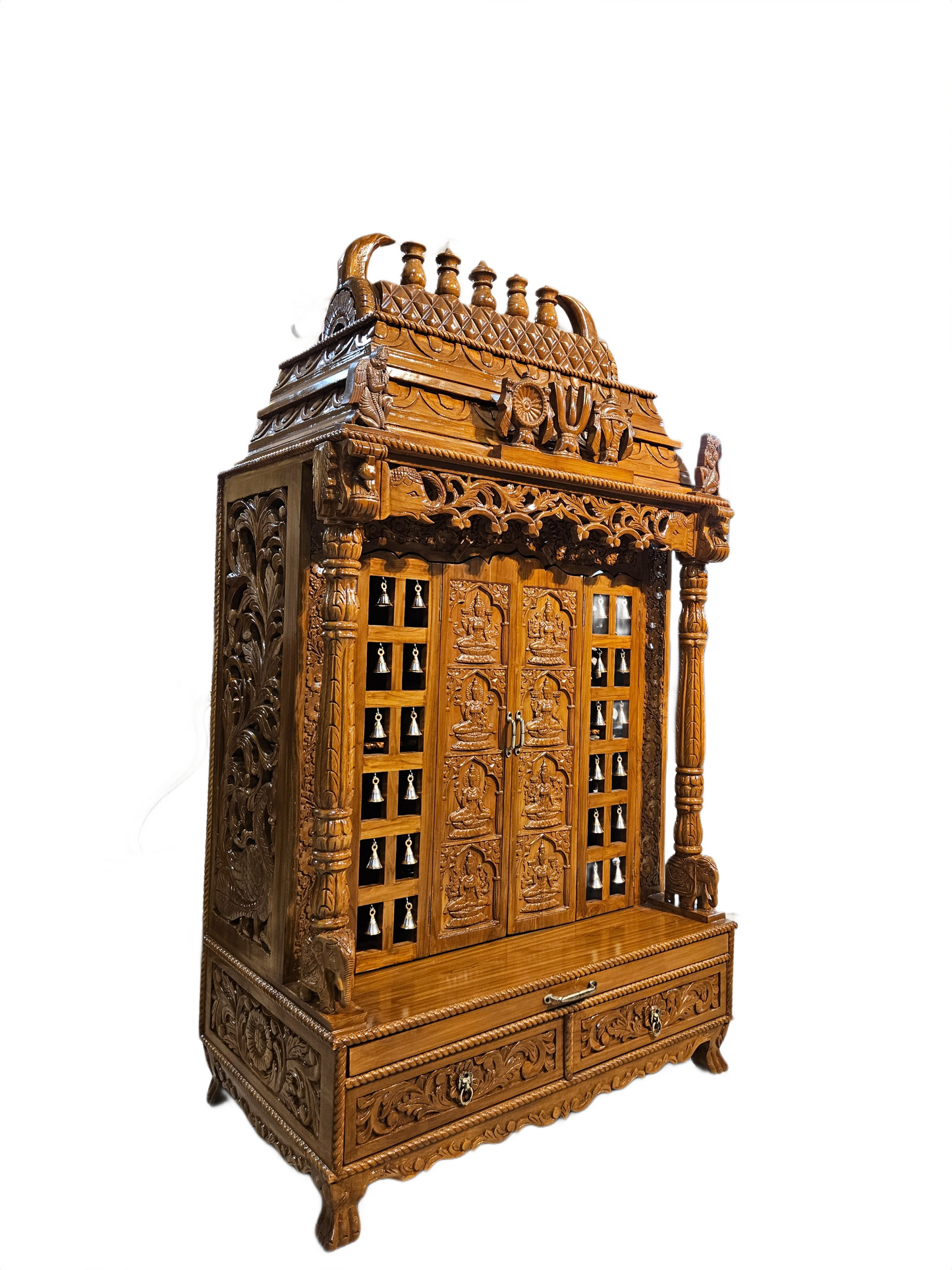 Premium Solid Wood Temple for Meditation & Prayer