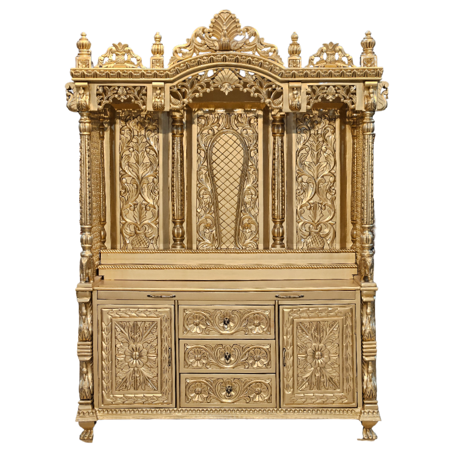 Elegant Wooden Temple for Spiritual Corners