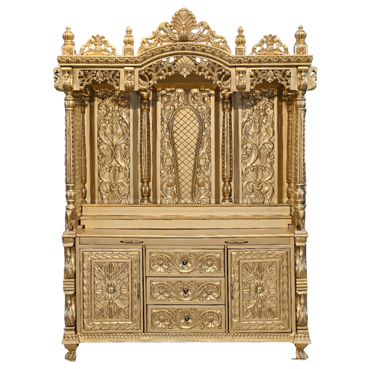 Elegant Wooden Temple for Spiritual Corners