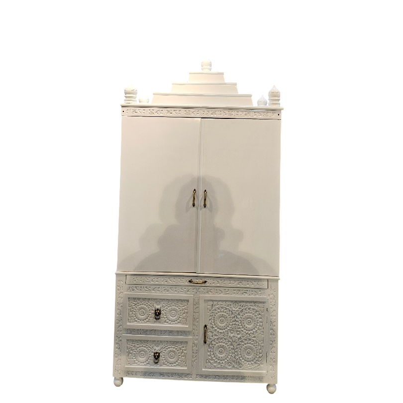 Luxury Wooden Pooja Temple for Home Décor