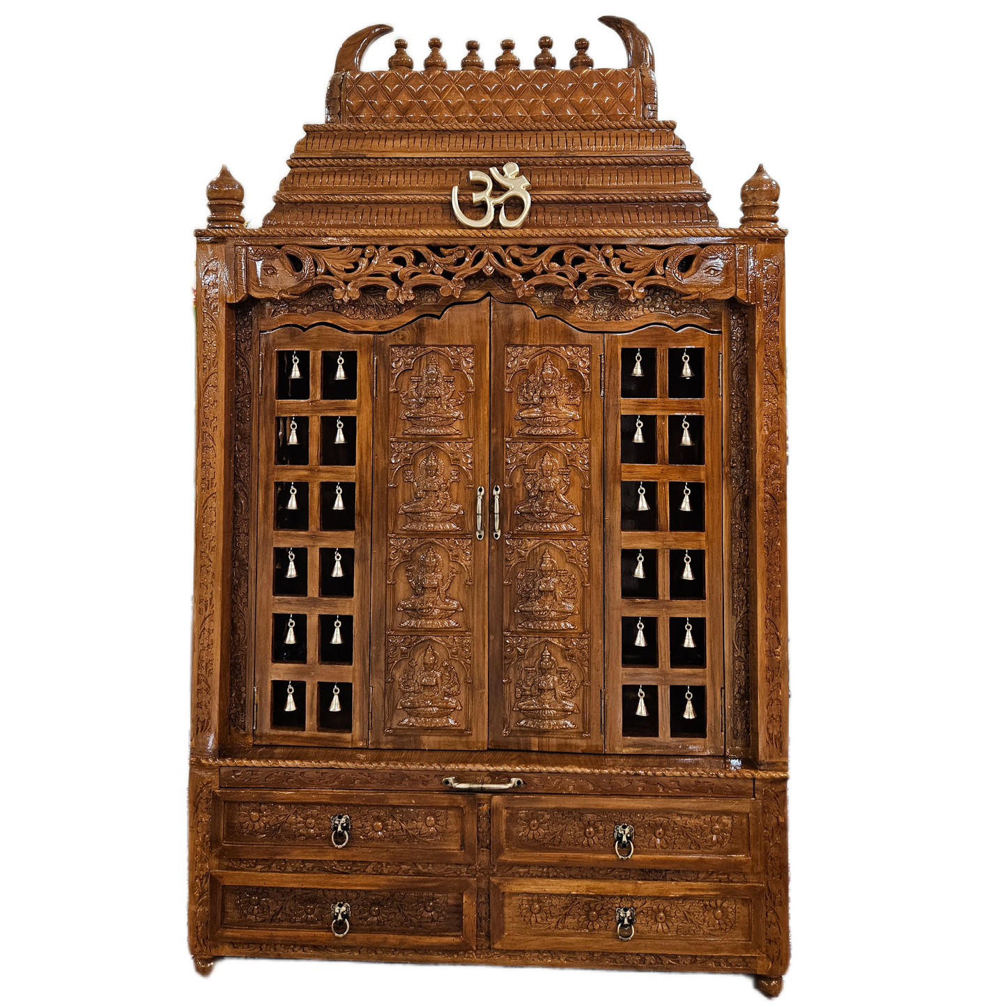 Designer Pooja Mandir for Living Room Décor