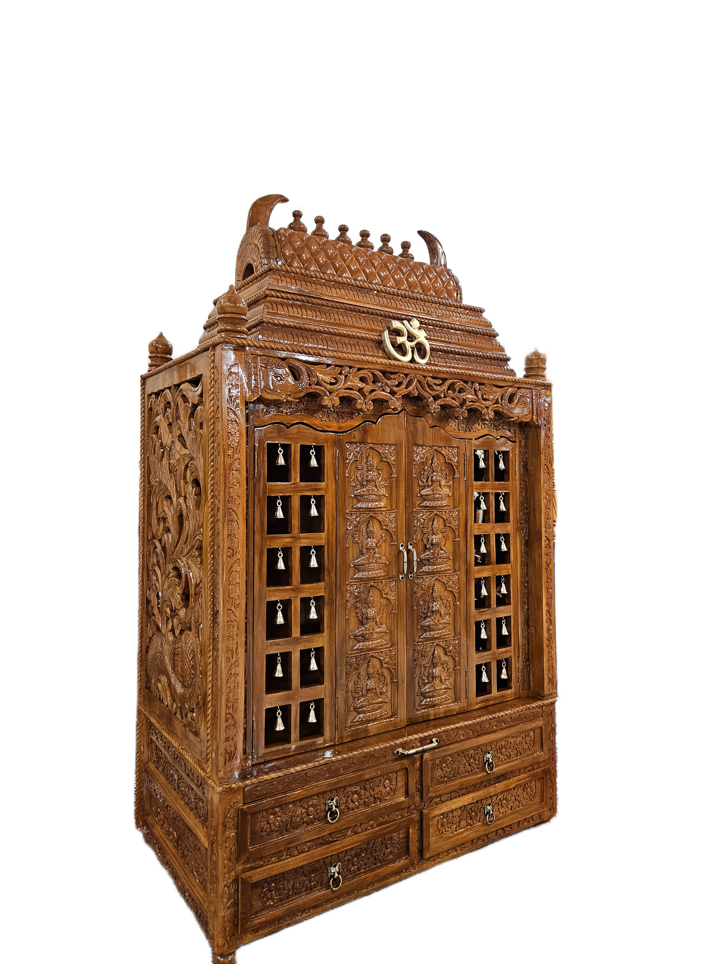 Designer Pooja Mandir for Living Room Décor