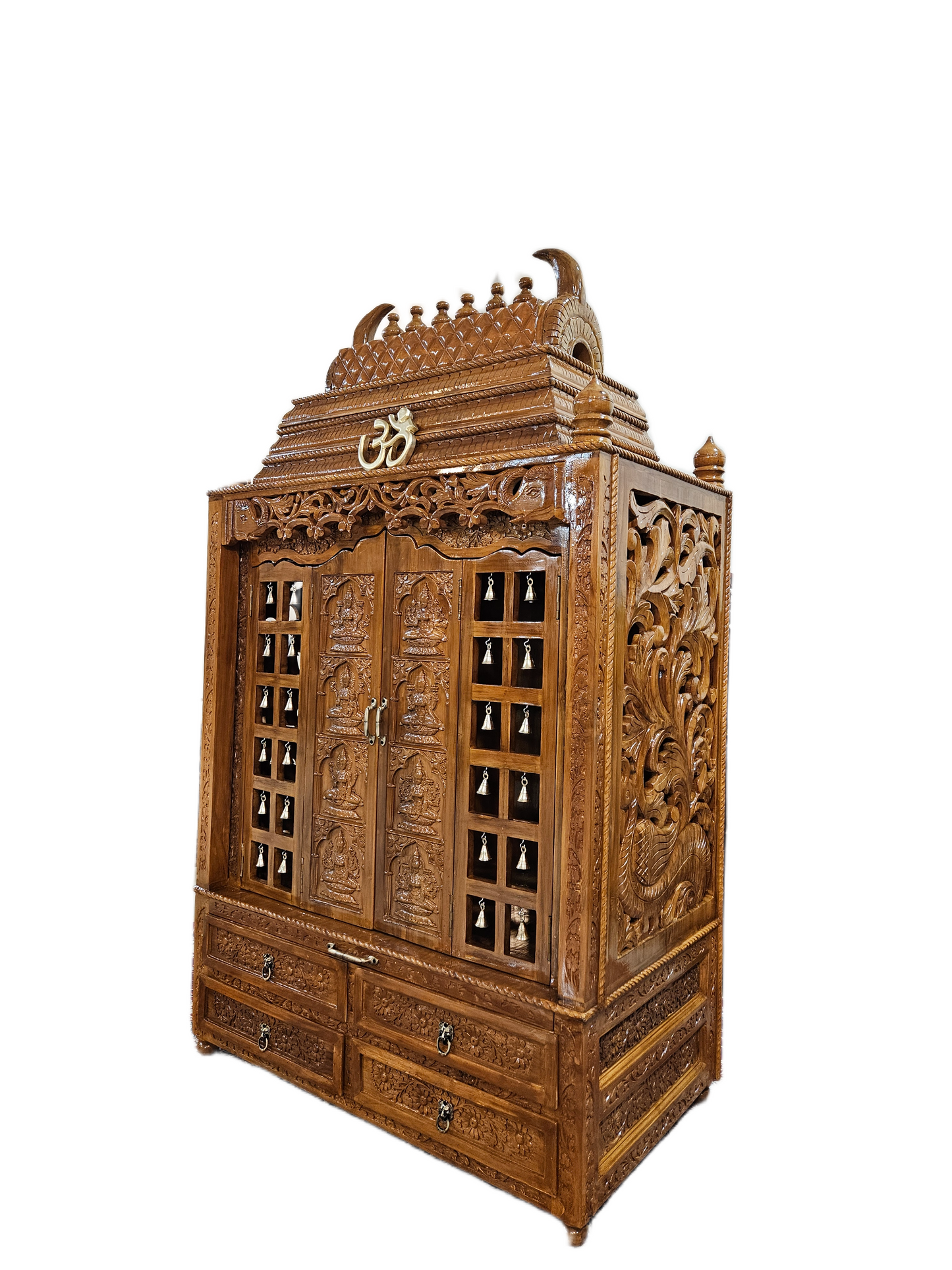 Designer Pooja Mandir for Living Room Décor