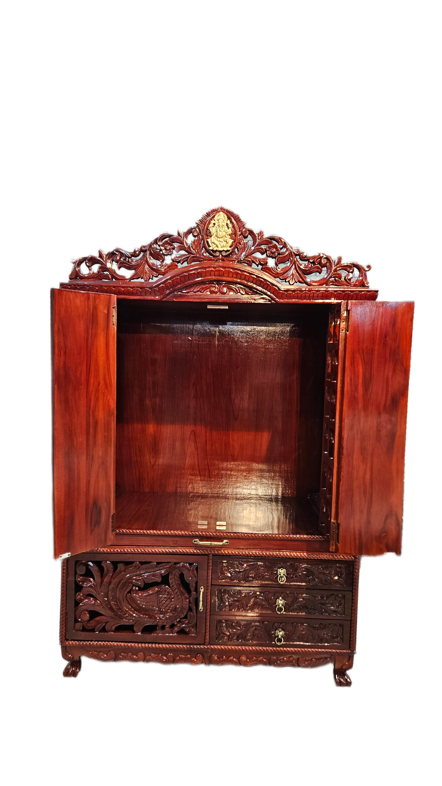 Premium Solid Wood Temple for Meditation & Prayer