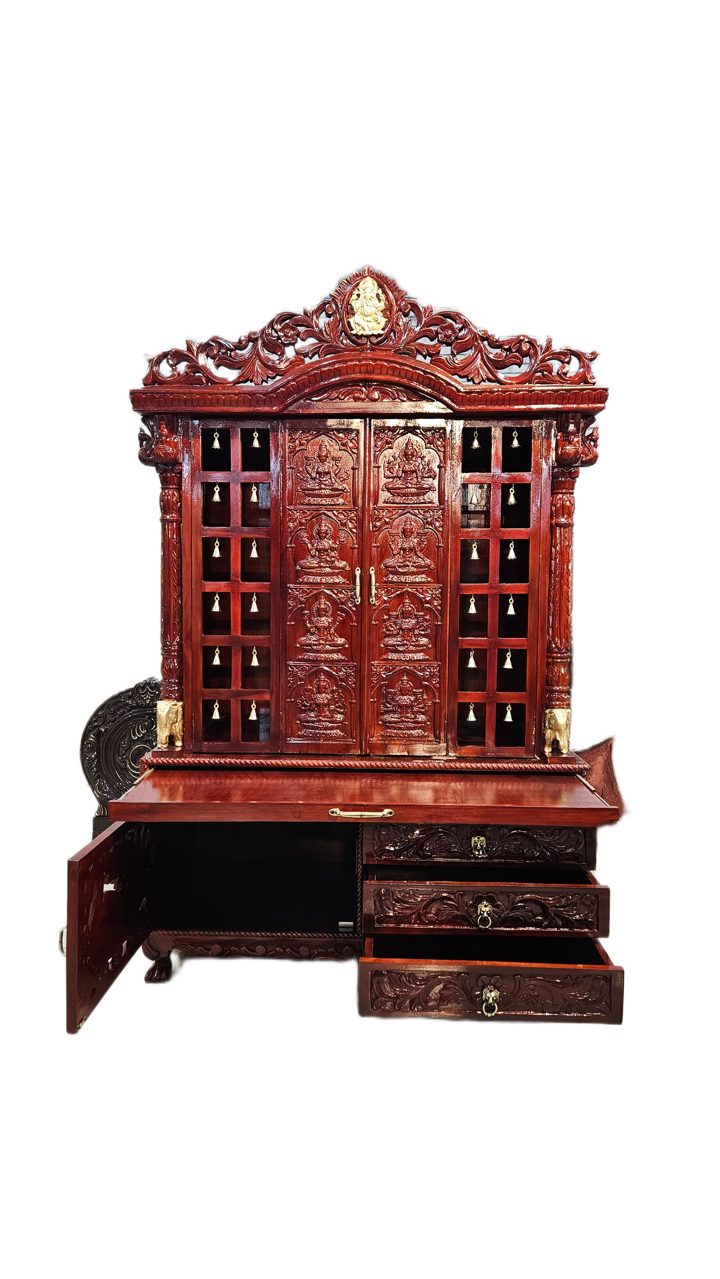 Premium Solid Wood Temple for Meditation & Prayer
