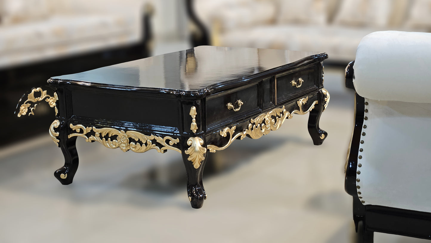 Classic Royal Wooden Sofa Set | Hand-Carved Designer Sofa