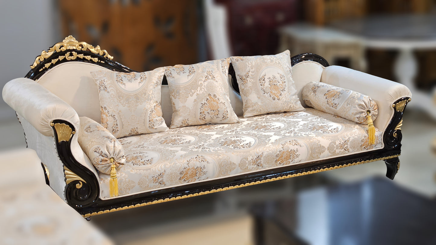 Classic Royal Wooden Sofa Set | Hand-Carved Designer Sofa