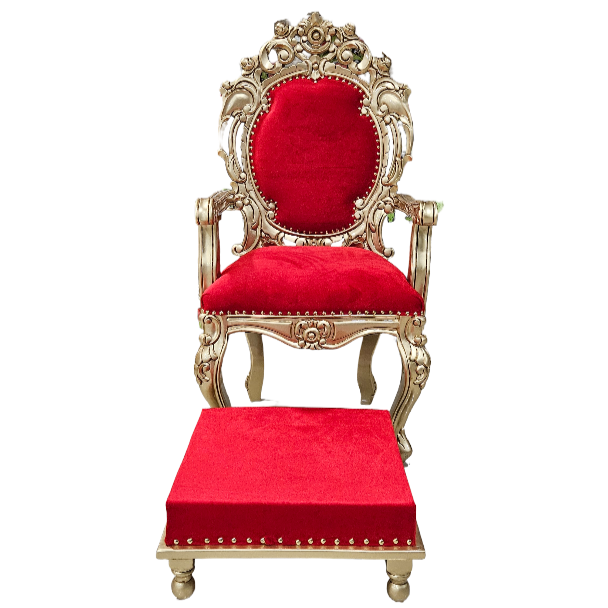 Designer Wooden Guruji Chair Set for Home Temple & Religious Ceremonies