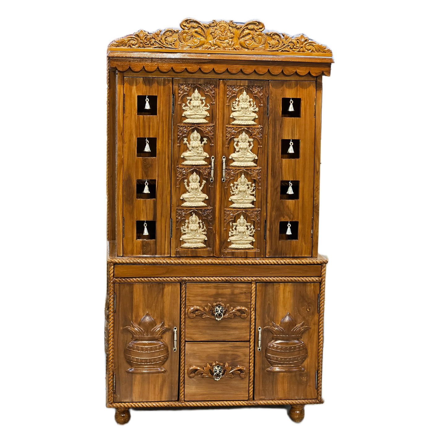 Designer Pooja Mandir for Living Room Décor