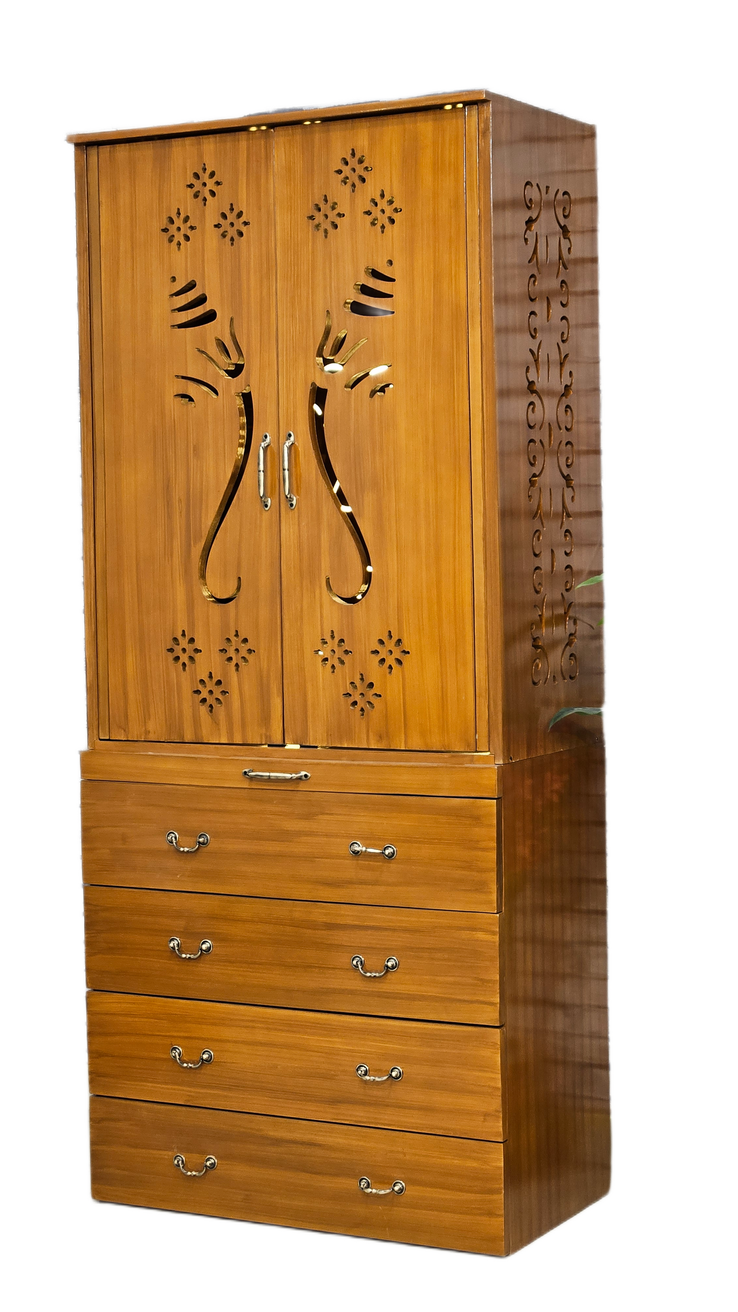 Antique Style Wooden Temple for Home Worship