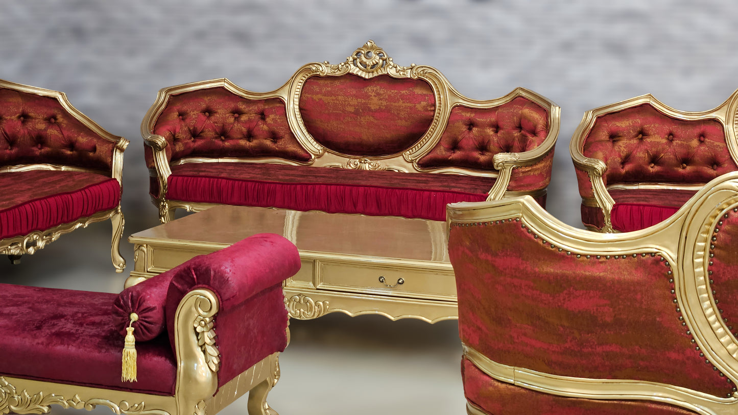 Royal Maharaja Style Wooden Sofa Set | Antique Carving Design
