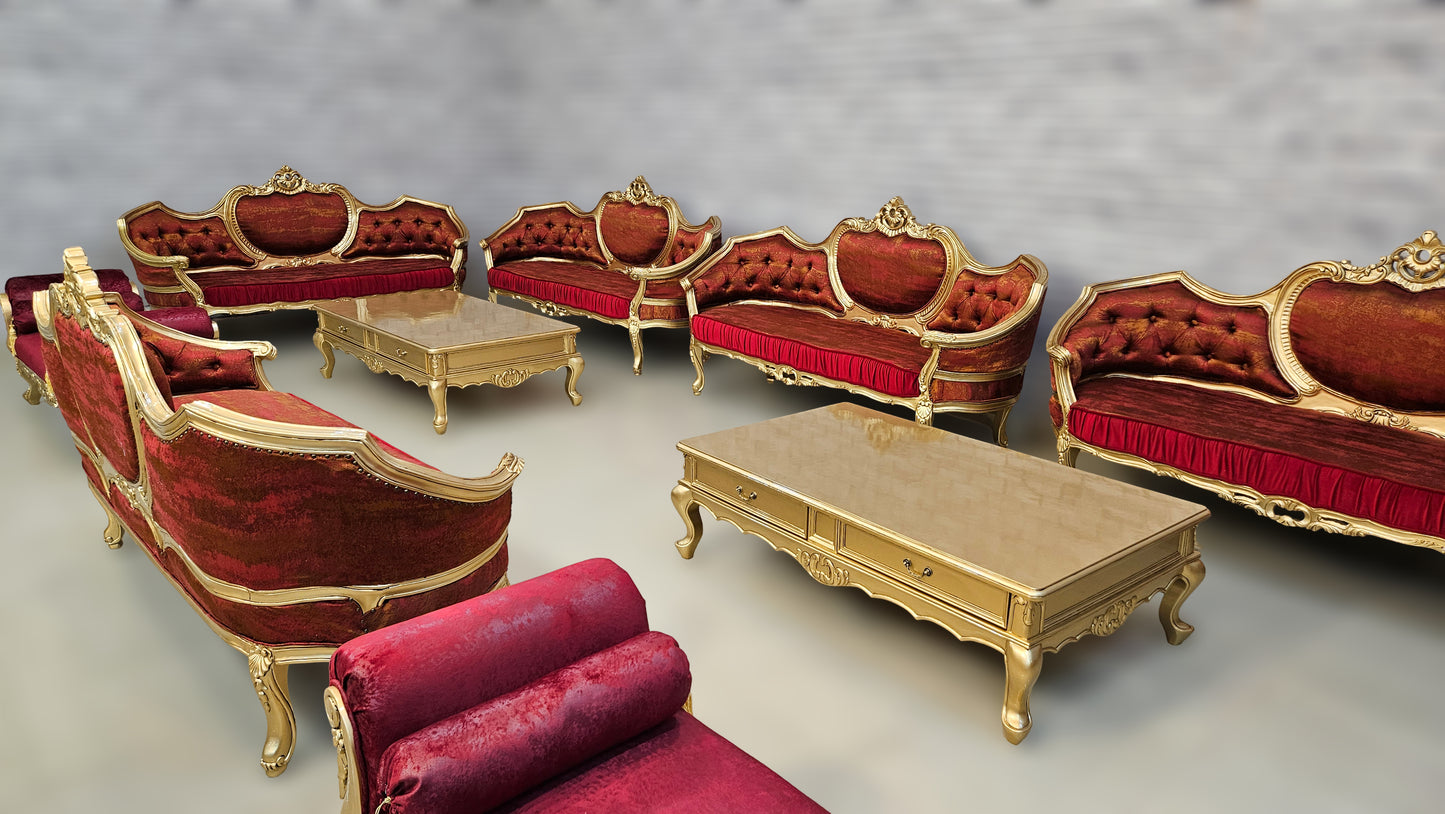 Royal Maharaja Style Wooden Sofa Set | Antique Carving Design