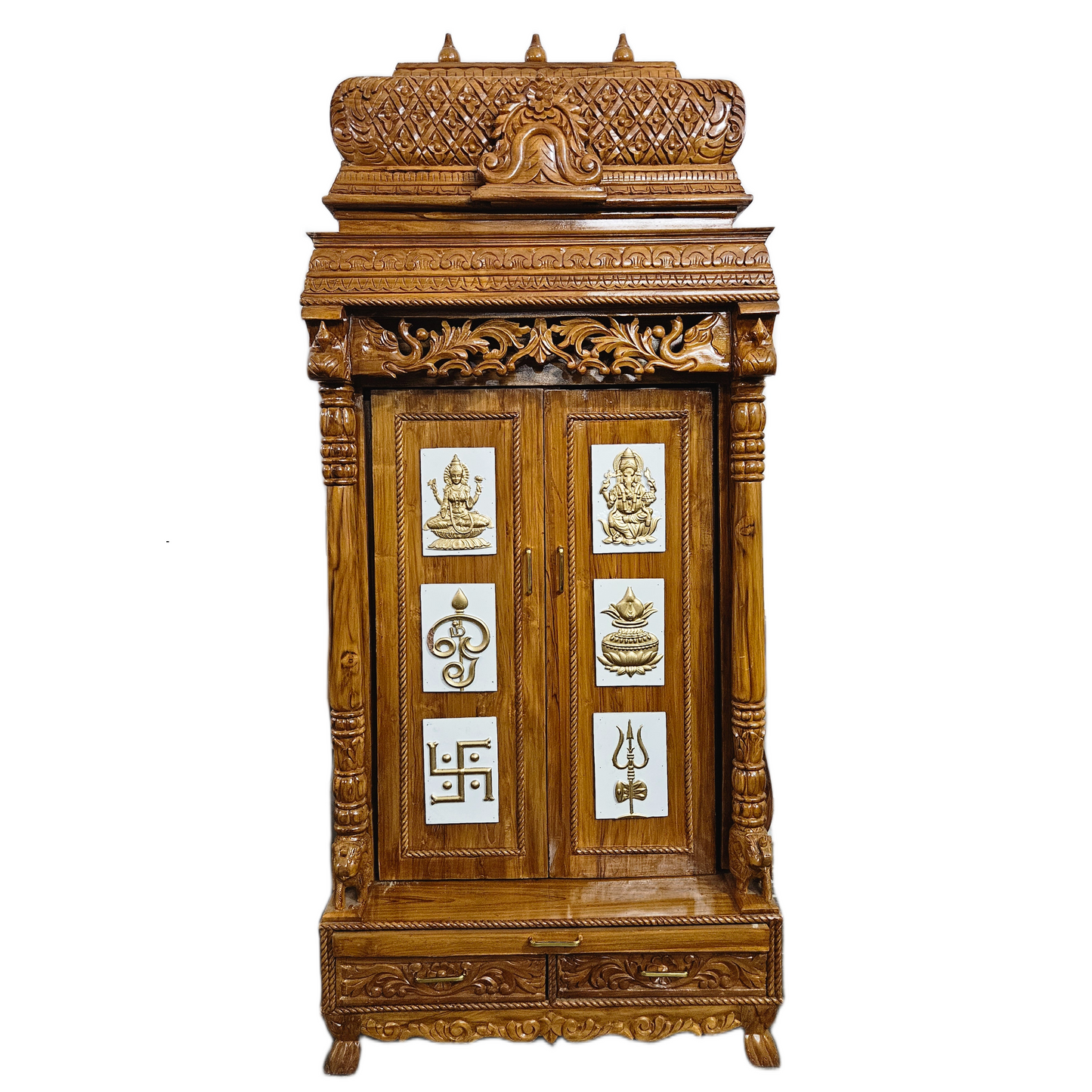 Premium Solid Wood Temple for Meditation & Prayer