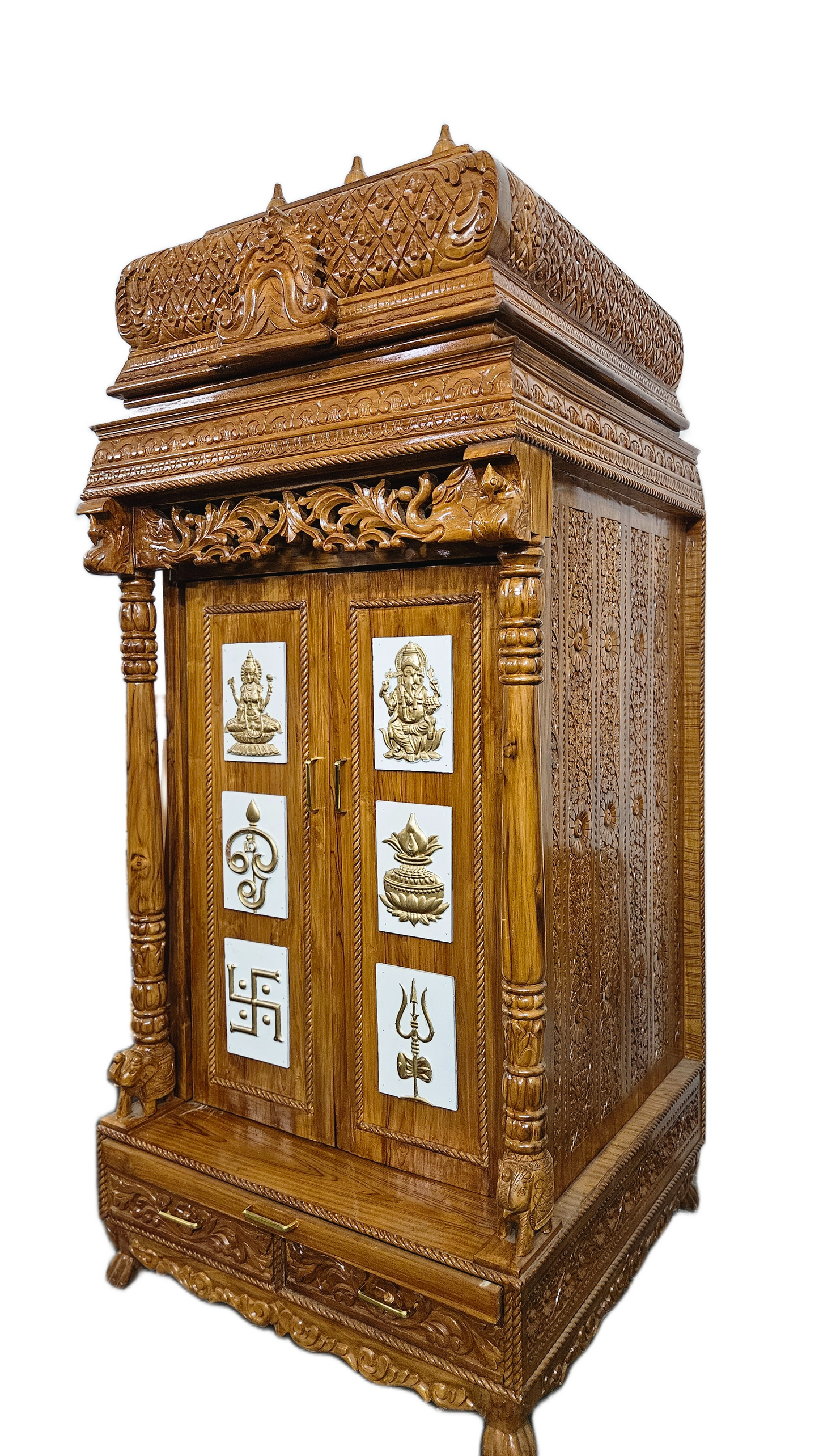 Premium Solid Wood Temple for Meditation & Prayer