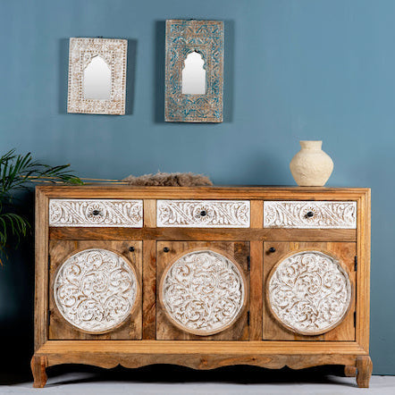 Minimal Wooden Storage Unit with Modern Sleek Design