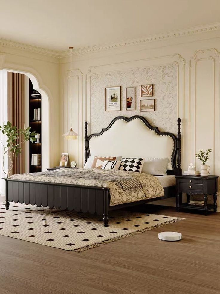Antique Style Poster Bed | Four Post Solid Wood Bed Frame