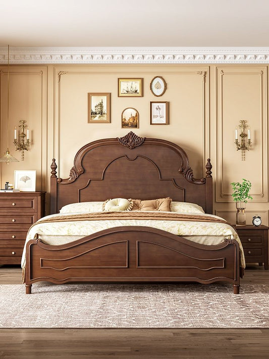 Classic Wooden Poster Bed | Luxury Bed with Strong Build