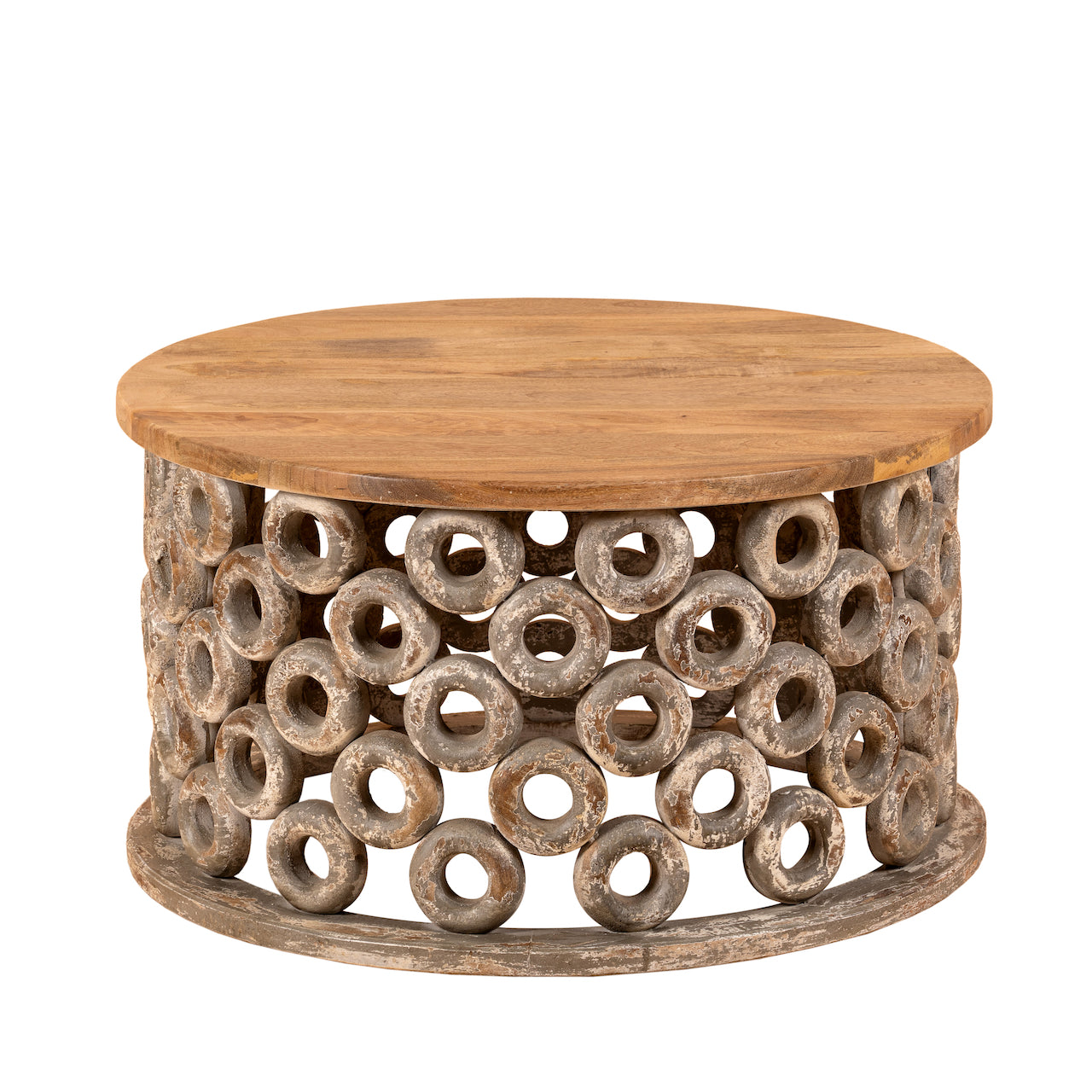 Handcrafted Carved Coffee Table | Wooden Center Table