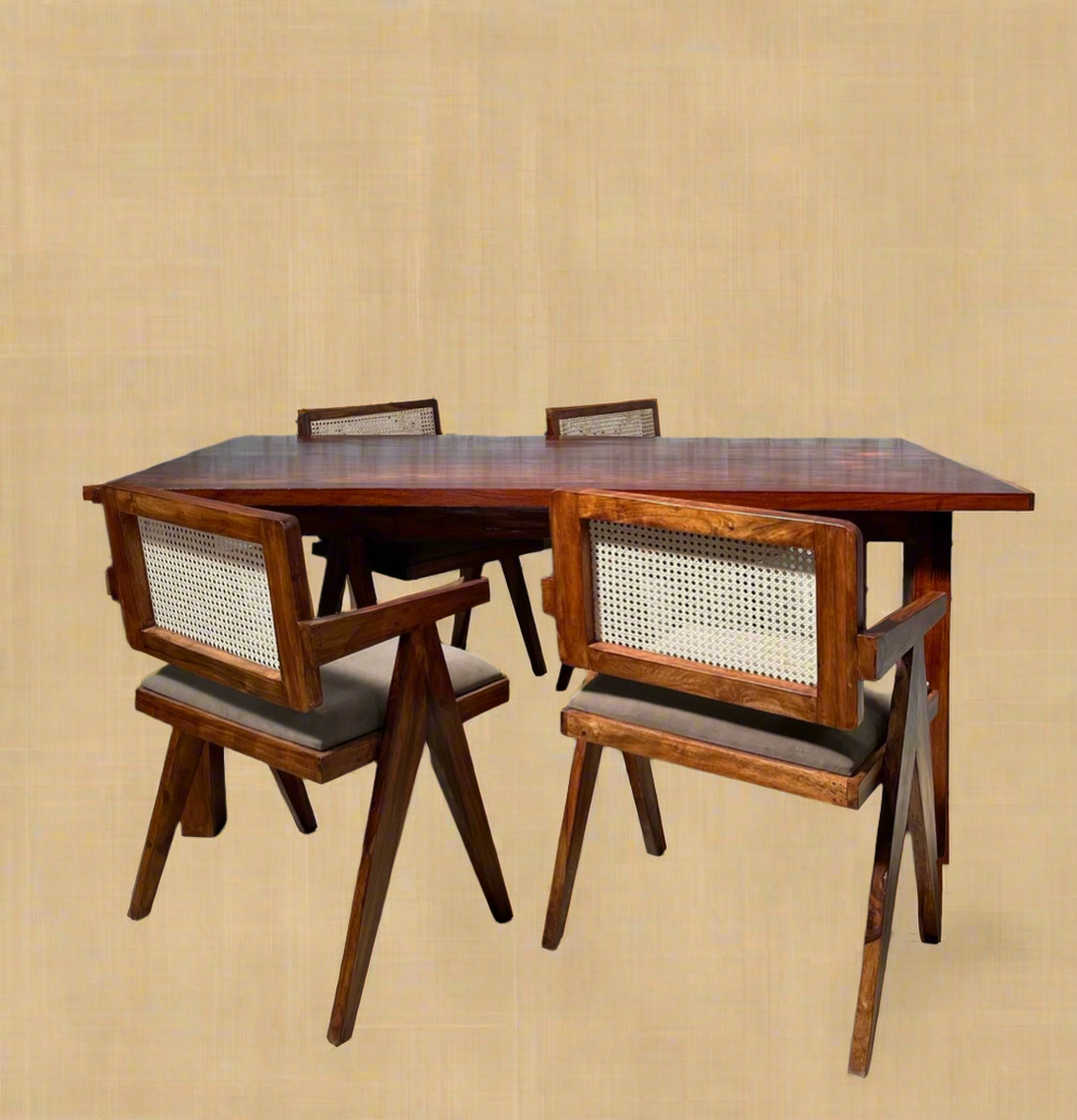 Space-Saving Dining Table Set Ideal for Apartments & Homes