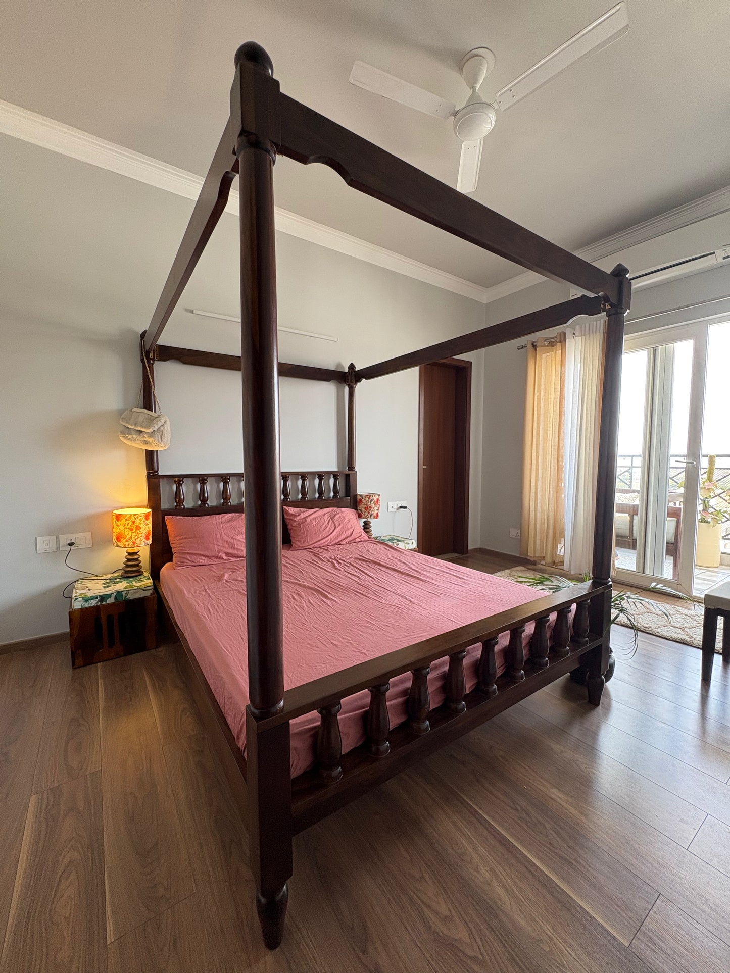 Poster Bed | Four Post Solid Wood Bed Frame