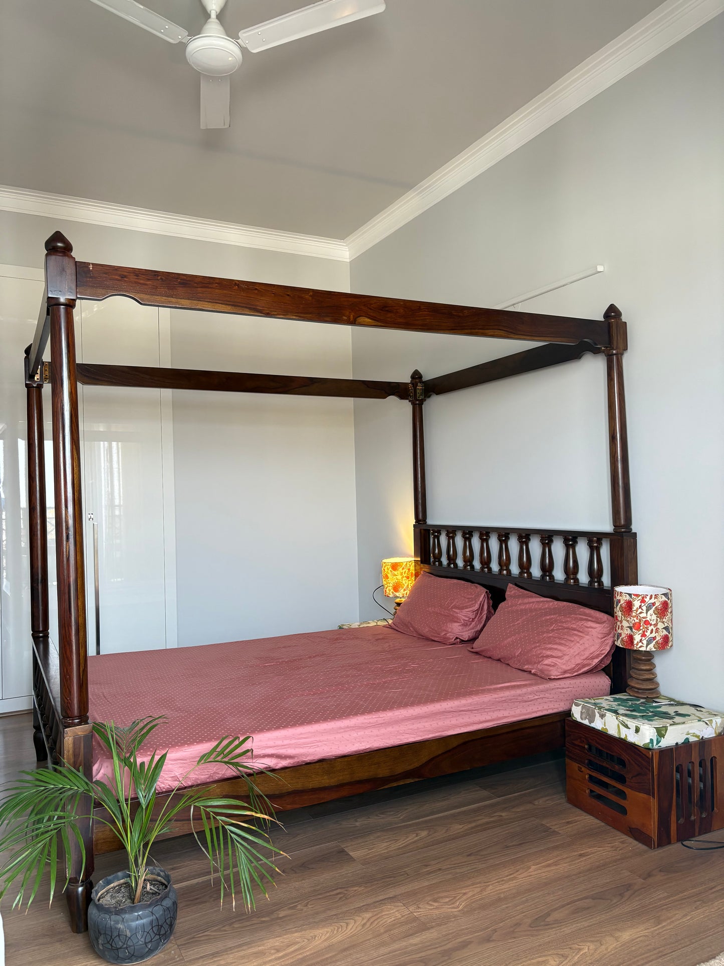 Poster Bed | Four Post Solid Wood Bed Frame