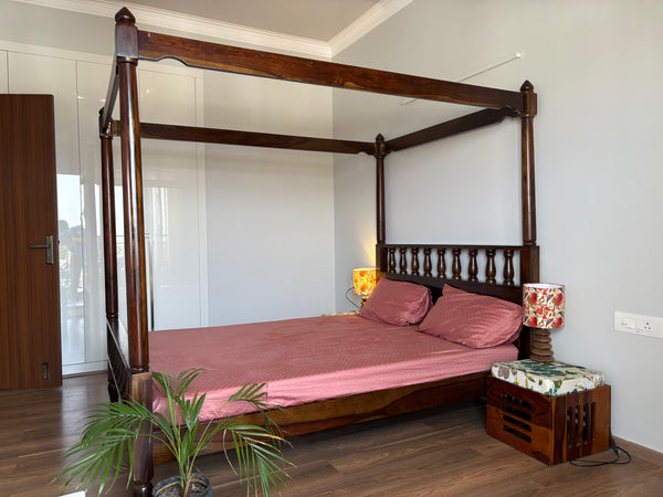 Poster Bed | Four Post Solid Wood Bed Frame