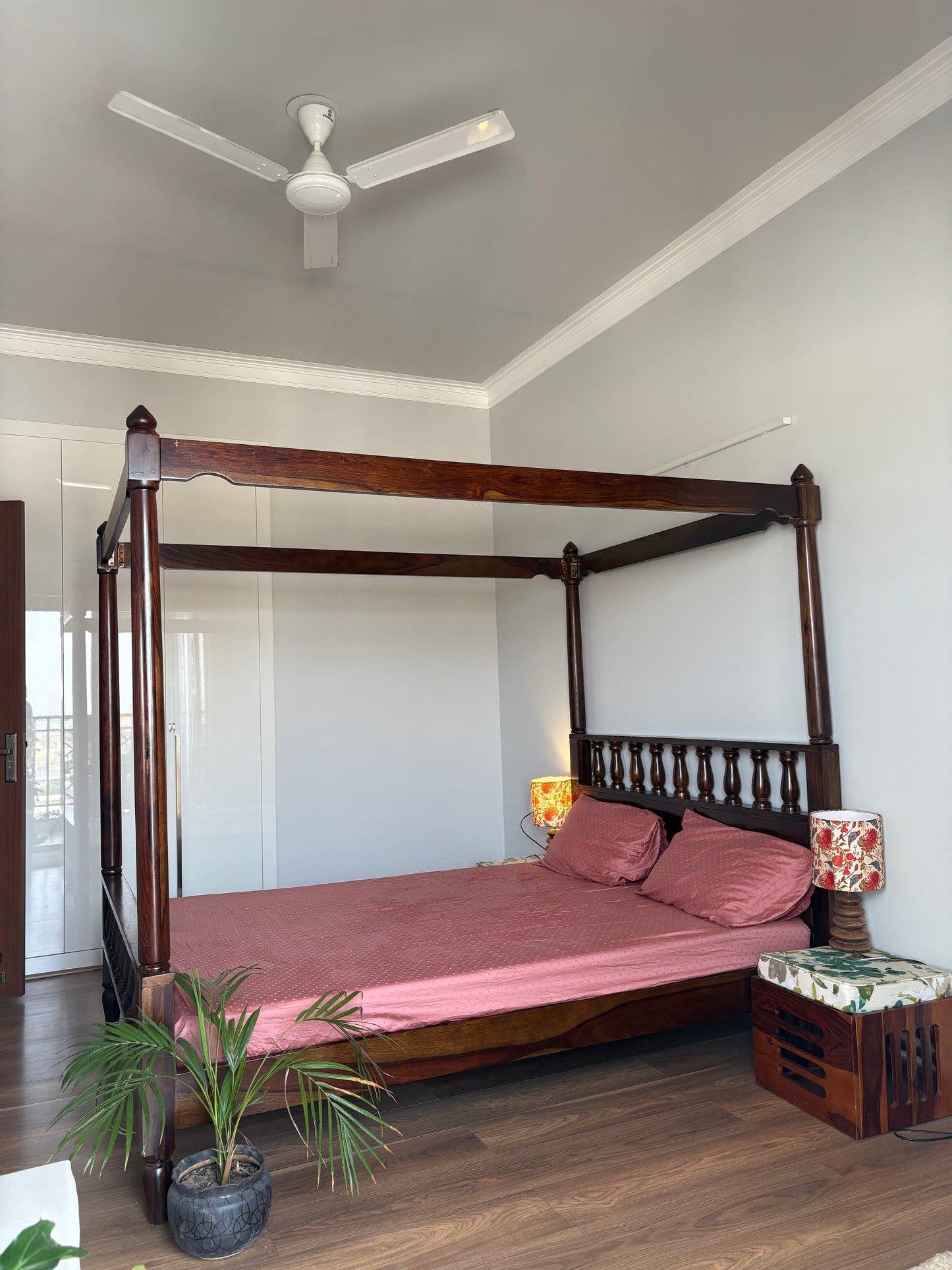 Poster Bed | Four Post Solid Wood Bed Frame