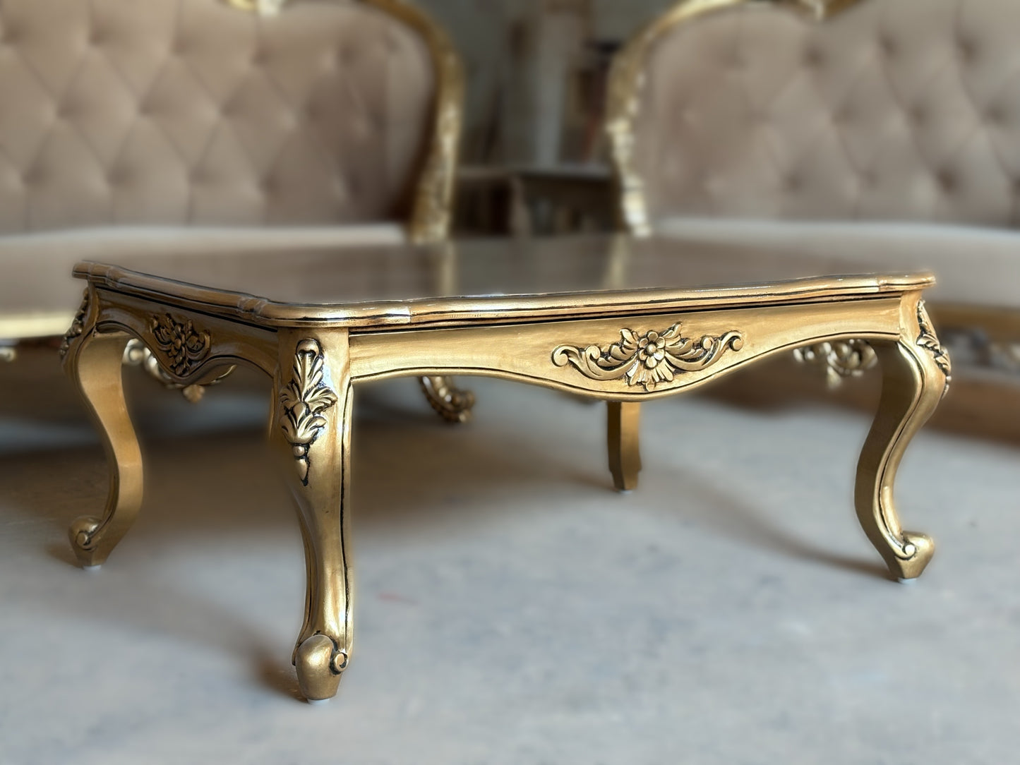 Royal Maharaja Style Wooden Sofa Set | Antique Carving Design