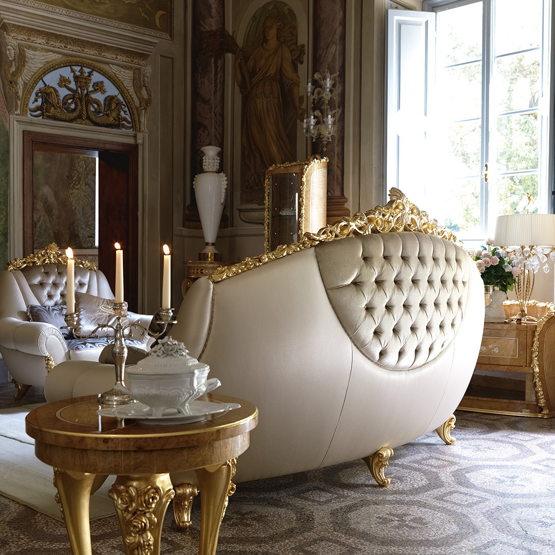 Premium Wooden Carved Sofa Set with Classic Design