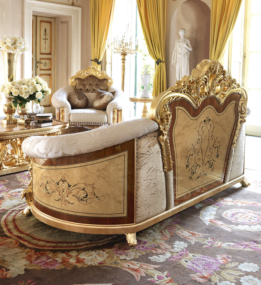 Royal Style Carved Sofa Set for Elegant Interiors