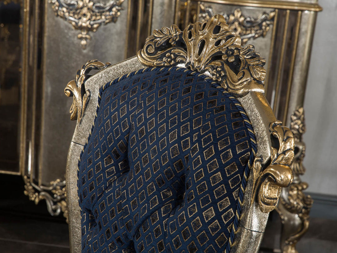 Traditional Indian Carved Wooden Dining Table Set – Premium Home Décor