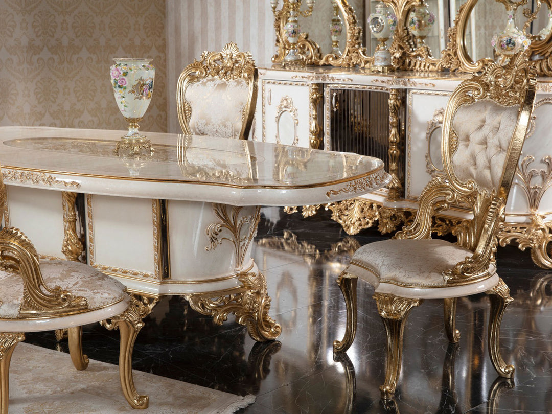 Designer Wooden Dining Table Set for Modern Royal Homes