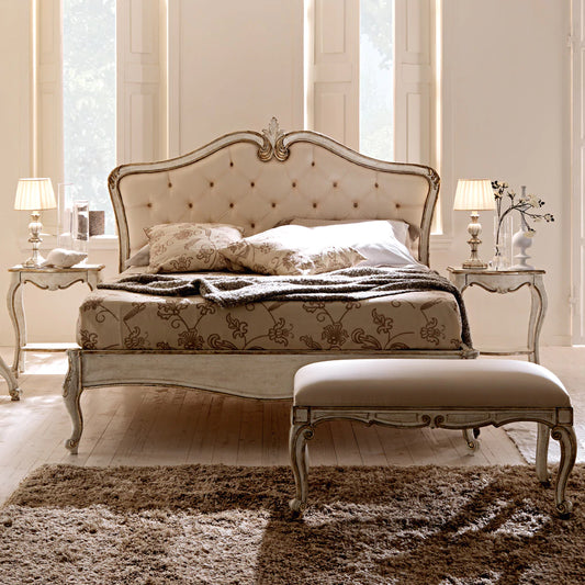 Elegant Royal Carved Bed with Premium Finish