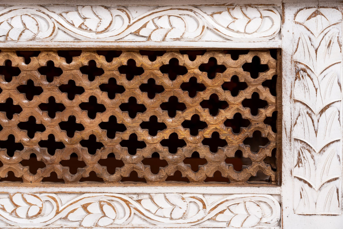 Premium Wooden Coffee Table with Antique Carved Design