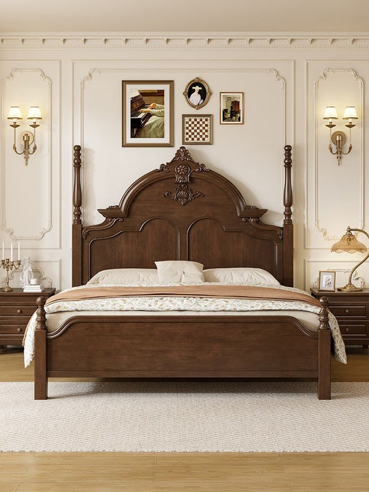 Solid Wood 4 Poster Bed | Premium King Size Bed for Home