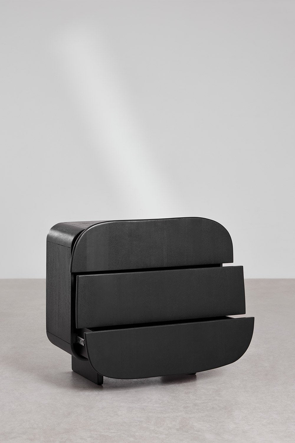 Luxury Wooden Nightstand with Storage Drawer