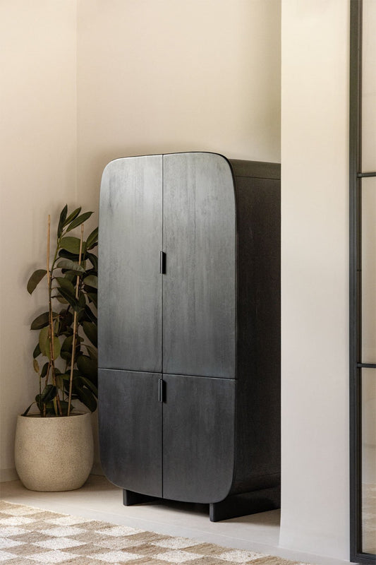 Classic Minimal Wooden Storage Cabinet with Timeless Look