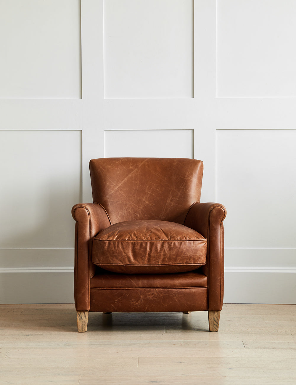 Classic Wooden Minimal Chair with Clean Lines