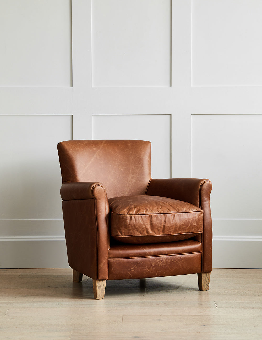 Classic Wooden Minimal Chair with Clean Lines