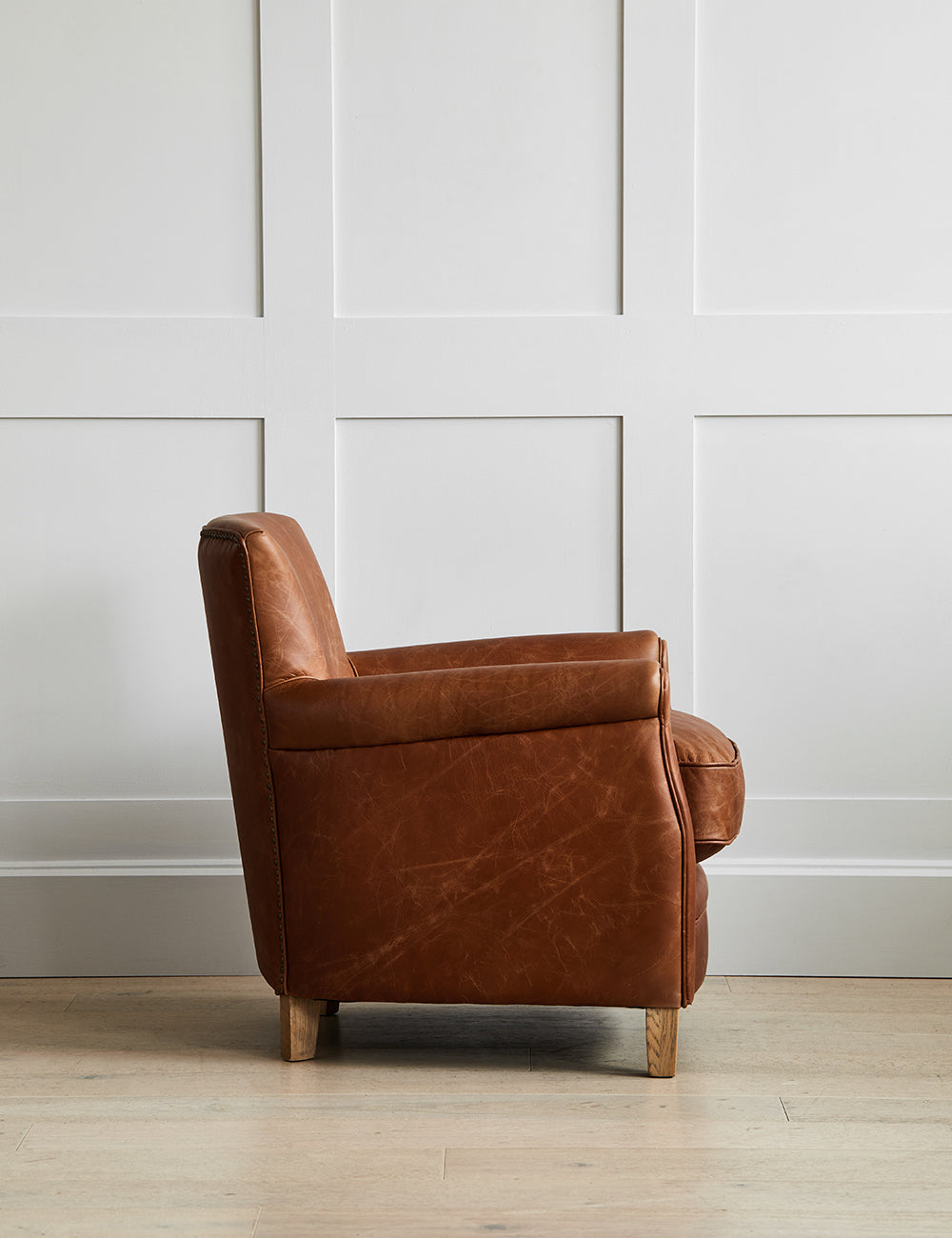 Classic Wooden Minimal Chair with Clean Lines